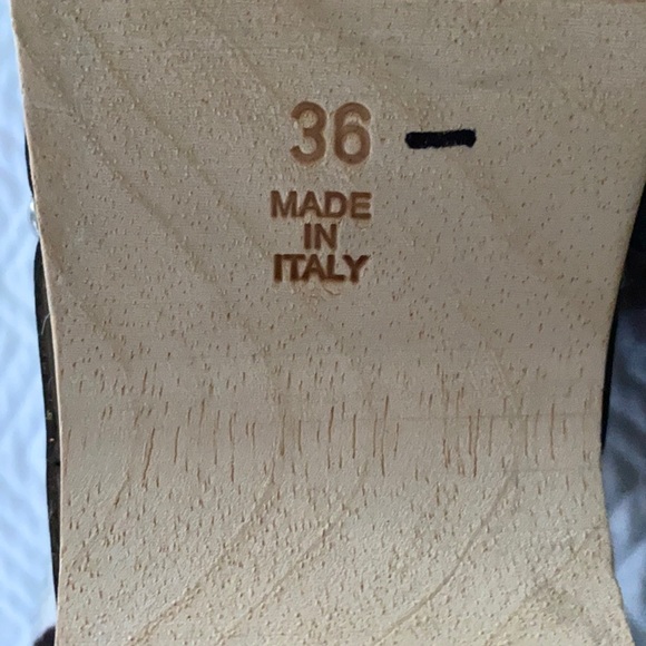 Unalira for Free People Cow print Ankle Wrap Clogs - Picture 8 of 11